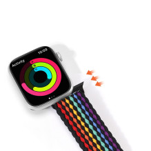 Apyrankė Dux Ducis Mixture II Series Apple Watch 38 / 40 / 41mm Dark Stripes