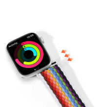 Apyrankė Dux Ducis Mixture II Series Apple Watch 42 / 44 / 45 / 49mm Pale Stripes