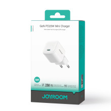 Įkroviklis Joyroom JR-TCG08 USB-C GaN PD20W baltas