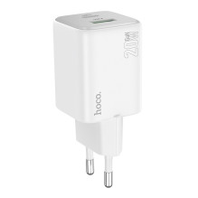 Įkroviklis Hoco N41 USB-A / USB-C PD20W+QC3.0 baltas