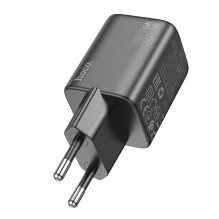 Įkroviklis Hoco N41 USB-A / USB-C PD20W+QC3.0 juodas