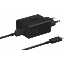 Charger Samsung EP-T5020XBEGEU 50W + USB-C cable black