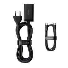 Greitas įkroviklis Baseus GaN3 Pro, 2x USB-C, 2x USB, 65W (juodas)