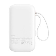 Powerbank Baseus QPow 2 20000mAh 30W 2xUSB-C (balta)