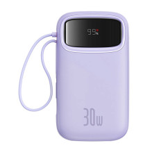 Baseus QPow 2 20000mAh 30W 2xUSB-C maitinimo blokas (violetinė)