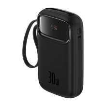 Powerbank Baseus QPow 2 10000mAh 30W 2xUSB-C (juodas)