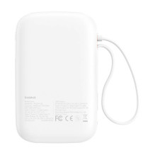 Baseus QPow 2 10000mAh 30W maitinimo blokas (baltas)