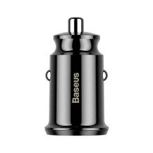 Baseus Grain 2x USB 5V 3.1A automobilinis įkroviklis (juodas)