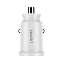 Baseus Grain Car Charger 2x USB 5V 3.1A (white)