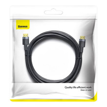 Baseus Cafule 4KHDMI Male To 4KHDMI Male Adapter Cable 1m Black