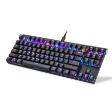 Mechaninė žaidimų klaviatūra Motospeed CK101 RGB (juoda)