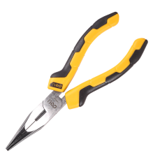 Ilgos nosies replės 6&quot; Deli Tools EDL2106 (geltona)