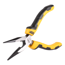 Long Nose Pliers 6&quot; Deli Tools EDL2106 (yellow)