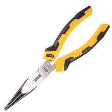 Long Nose Pliers 8&quot; Deli Tools EDL2108 (yellow)