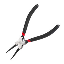 Straight Interior Circlip Pliers 7&quot; Deli Tools EDL0341 (black)