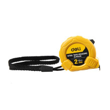 Steel Measuring Tape 2m / 13mm Deli Tools EDL9002B (yellow)