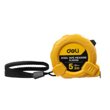 Steel Measuring Tape 5m / 19mm Deli Tools EDL9005B (yellow)