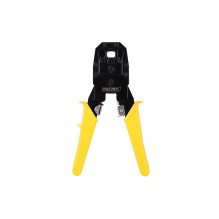 Ethernet Crimper 4 / 6 / 8P RJ45 / RJ14 / RJ12 / RJ9 Deli Tools EDL2468 (yellow)