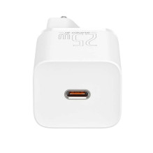 Baseus Super Si Quick Charger 1C 25W with USB-C cable for USB-C 1m (white)