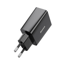 Baseus Speed Mini Quick Charger, USB-C, PD, 3A, 20W (black)