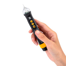 Non-contact voltage tester Deli Tools EDL8011, 12 / 48-1000V AC (black)