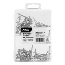 Rivet set Deli Tools EDL236906 (75 pcs)