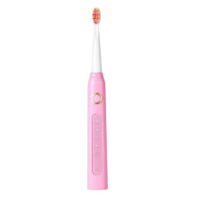 Sonic toothbrushes with head set and case FairyWill FW-507 (Black and pink)