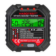 Socket tester with digital display Habotest HT107D