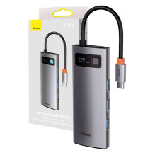 Adapteris 5in1 Baseus Hub USB-C prie 3x USB 3.0 + HDMI + USB-C PD