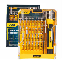 Precision Screwdriver set 33 pcs Deli Tools EDL1033D