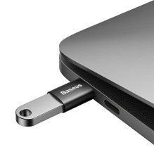 „Baseus Ingenuity“ USB-C į USB-A adapteris OTG (juodas)