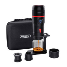 Portable coffee maker 3-in-1 with case HiBREW H4-premium 80W