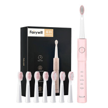 Sonic toothbrush with head set and case FairyWill FW-E11 (pink)