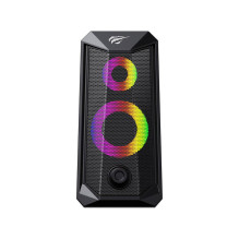 Computer speakers HAVIT SK202 2.0 RGB (black)