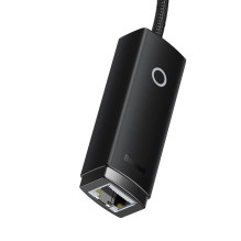 Tinklo adapteris Baseus Lite Series USB į RJ45 (juodas)