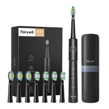 Sonic toothbrush with head set and case FairyWill FW-E11 (black)