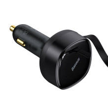 Car Charger Baseus Enjoyment with cable USB-C + Lightning 3A, 30W (Black)