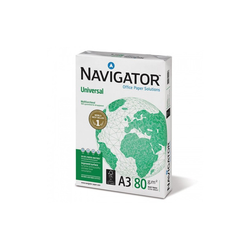 Office paper Navigator A3 80g. 500l.