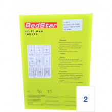 RedStar A4 Labels 2 Per...