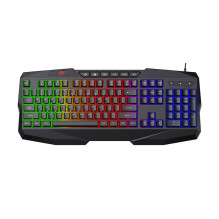 Žaidimų klaviatūra Havit KB878L RGB (juoda)