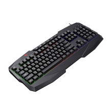 Žaidimų klaviatūra Havit KB878L RGB (juoda)