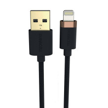 Duracell USB-C laidas, skirtas Lightning 2m (juodas)