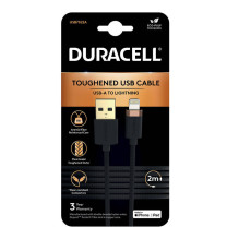 Duracell USB-C cable for Lightning 2m (Black)