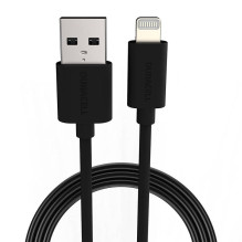 USB laidas su Lightning Duracell 1m (juodas)