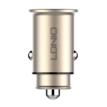 LDNIO C506Q USB, USB-C Automobilinis įkroviklis + MicroUSB laidas