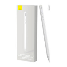 Baseus Smooth Writing 2 Stylus Pen su LED indikatoriais (balta)