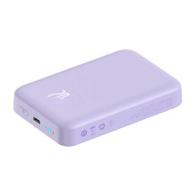 Powerbank Baseus Magnetic Mini 10000mAh, USB-C 20W MagSafe (purple)