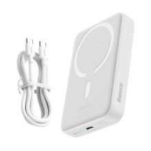 Powerbank mini Baseus 10000mAh, USB-C 30W Balta