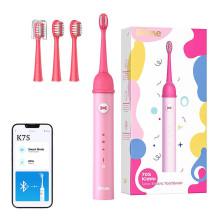 Sonic toothbrush for kids with app and tip set Bitvae K7S (pink)