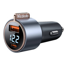 Mcodo CC-5670 75W skaitmeninis ekranas PD 1*USB-A 1*USB-C automobilinis įkroviklis